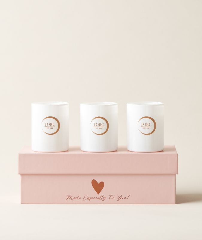 Pink Votive Candle Gift Set