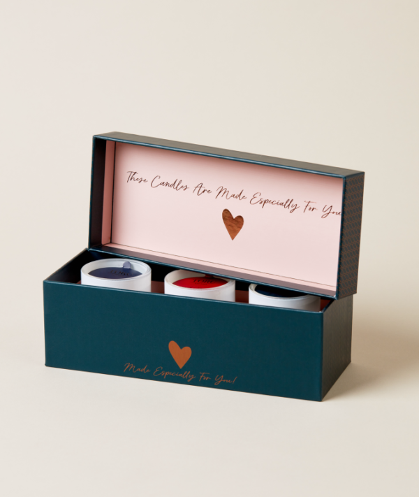 Travel Candle Set Autumn Winter with lid