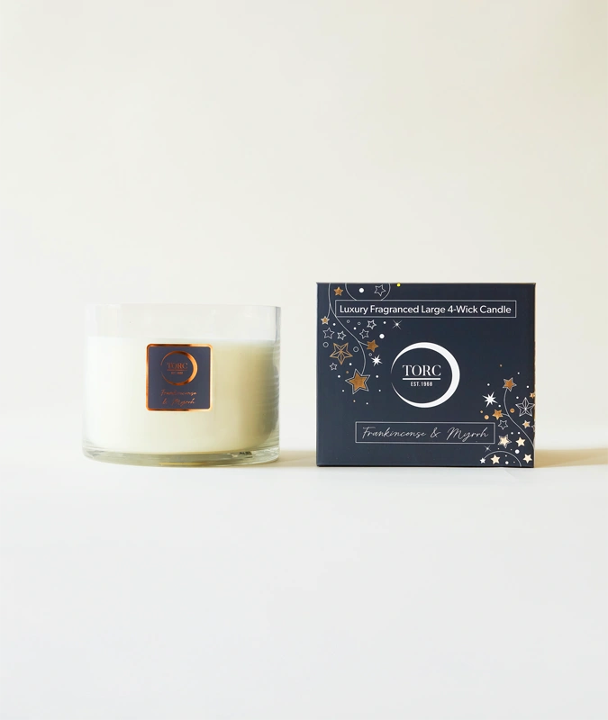 Frankincense & Myrrh 4 Wick Christmas Candle