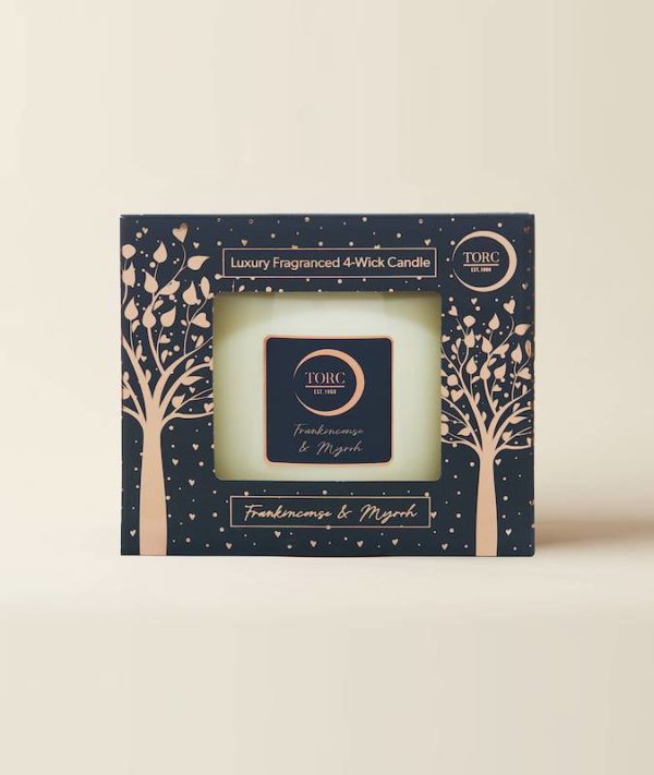 Frankincense & Myrrh 4 Wick Christmas Candle