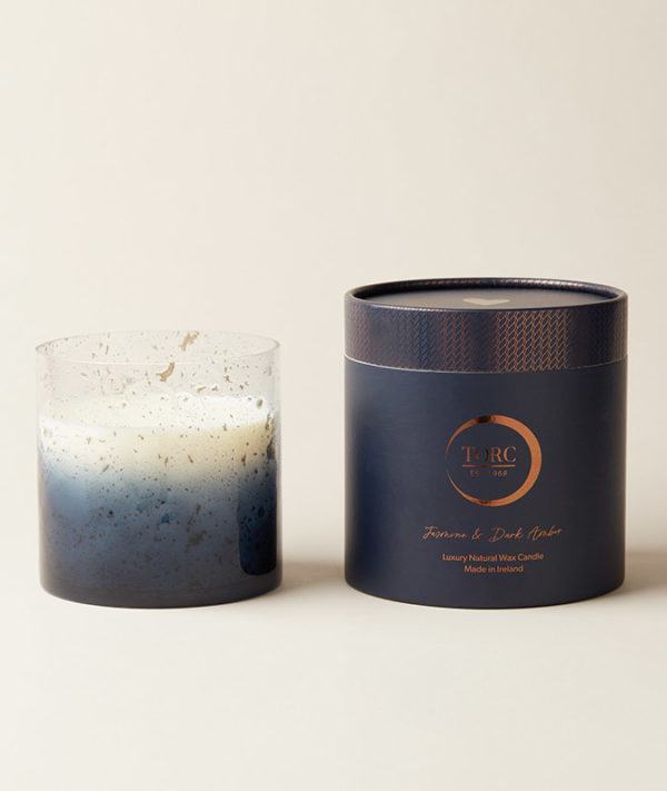 Jasmine & Dark Amber Large 4 Wick Luxury Candle