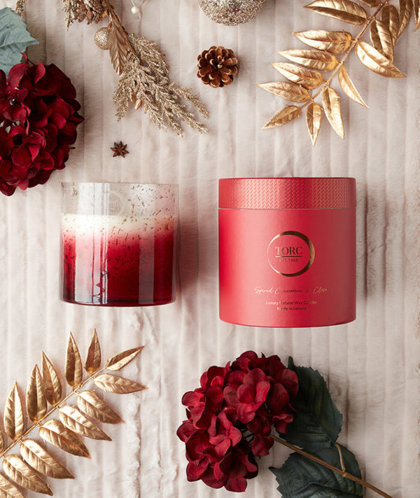 Spiced Cinnamon & Clove Large 4 Wick Luxury Candle - Image 2