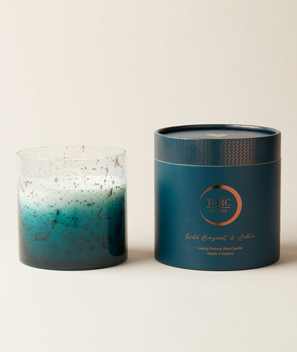 Wild Bergamot & Leather Large 4 Wick Luxury Candle