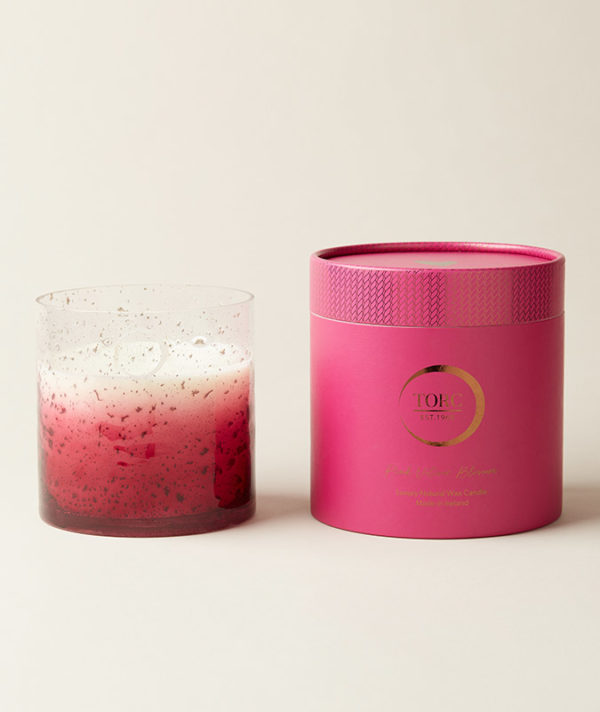 Pink Vetiver Blossom Large 4 Wick Luxury Candle