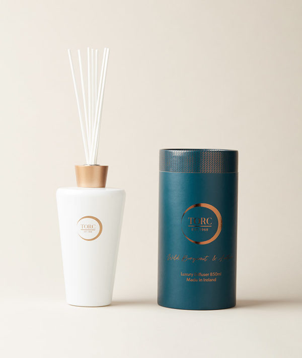 Wild Bergamot & Leather Large Luxury Diffuser
